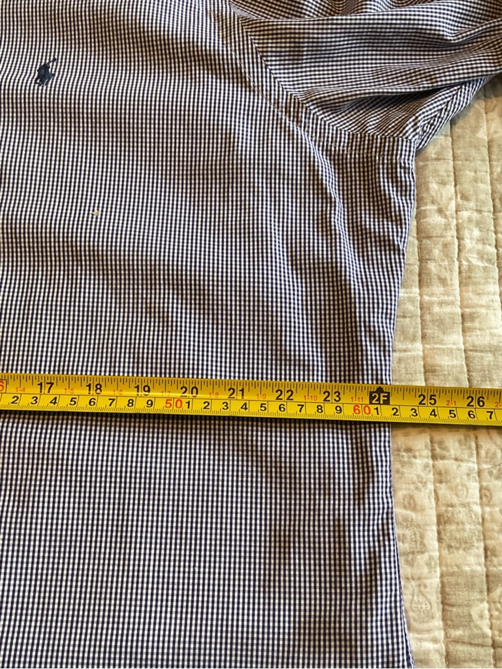 Ralph Lauren Classic Fit Micro Check Button-Down Shirt - Picture 12 of 13